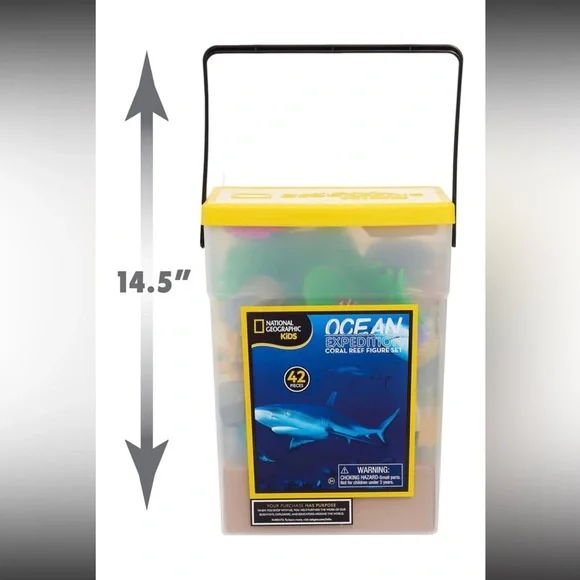 Just Play National Geographic Kids Ocean Expedition Coral Reef Figure Set 42pcs - Picture 8 of 8